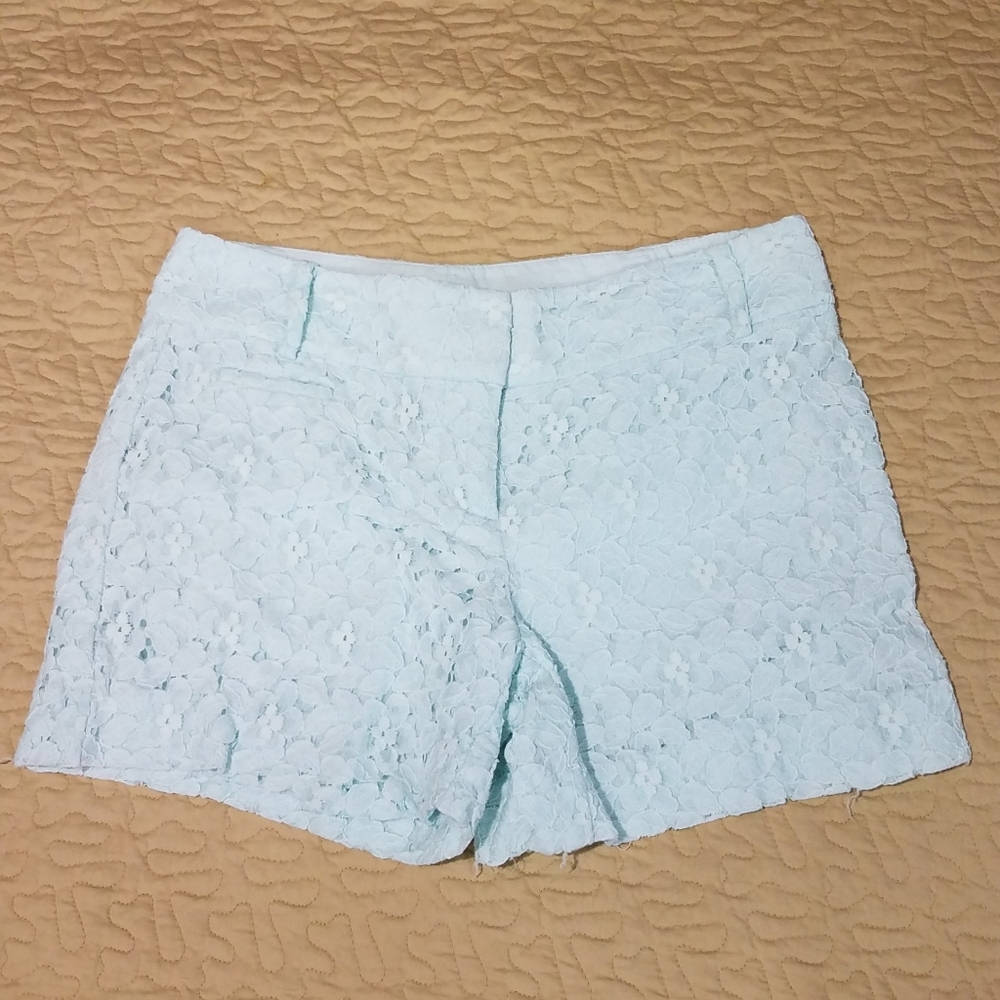 Loft Marisa Garden Lace Shorts Size 00 - Picture 5 of 7